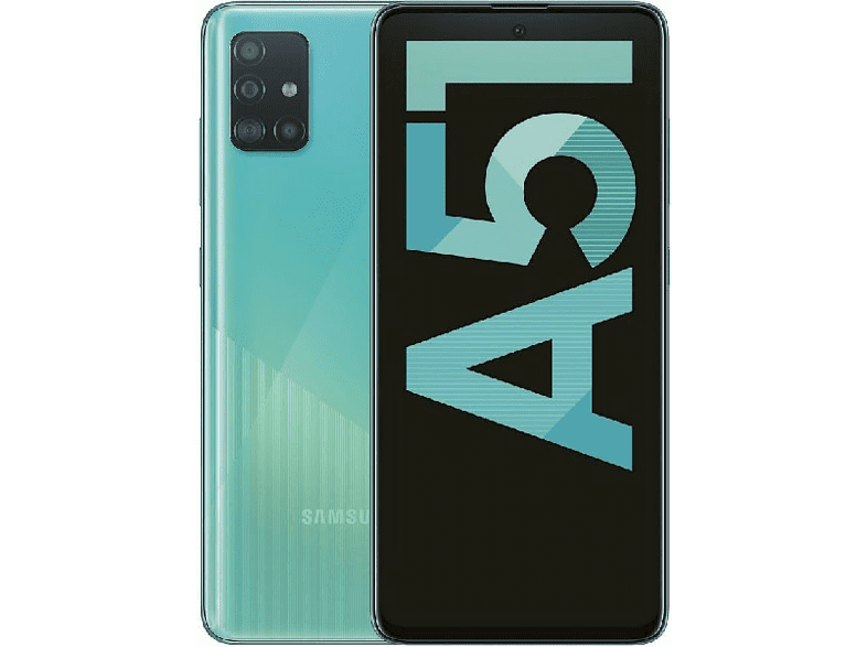 Samsung Galaxy A51, Azul, 128GB, 4GB RAM, 6.5" FHD+, Exynos9611, Android + Inst. Protector Pantalla