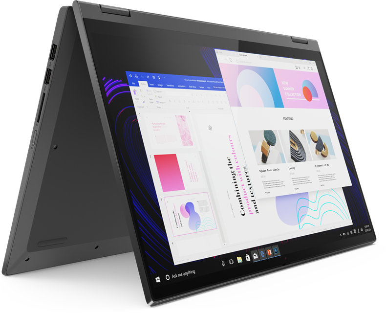 LENOVO IdeaPad Flex 5 14ARE05, R3-4300U, 8GB RAM, 256GB SSD, 14 Zoll FHD Touch, Grau (81X20093GE)