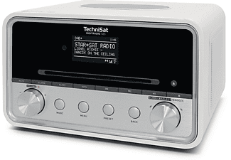 TECHNISAT DIGITRADIO 585 DAB+ Radio, AM, FM, DAB, DAB+, Internet Radio, Bluetooth, Weiß/Silber