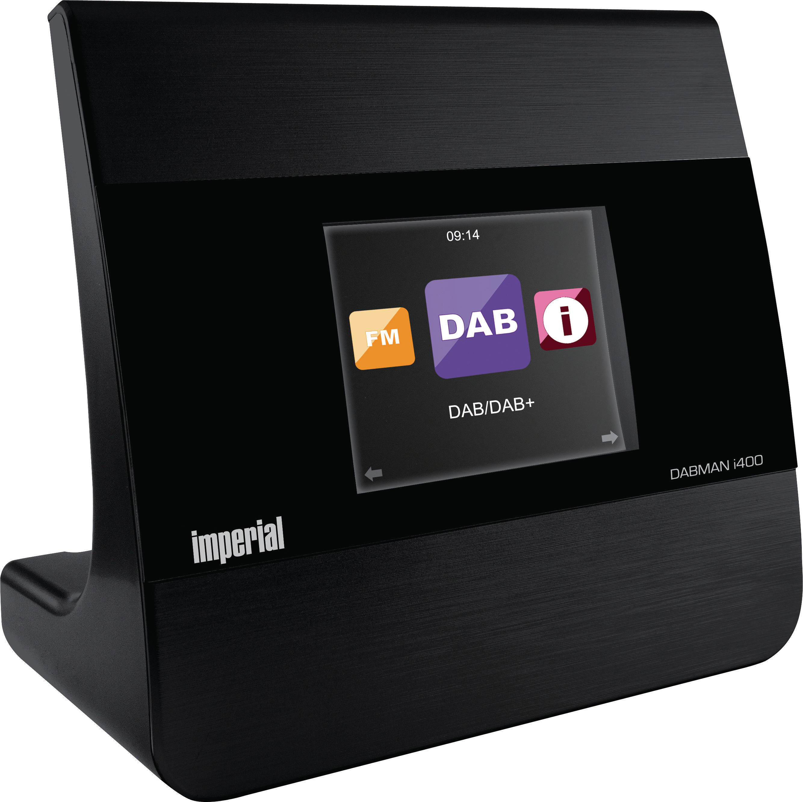 IMPERIAL DABMAN I 400 Hifi Adapter, Digital Radio, DAB+, DAB, Internet Radio, FM, AM, Bluetooth, Schwarz