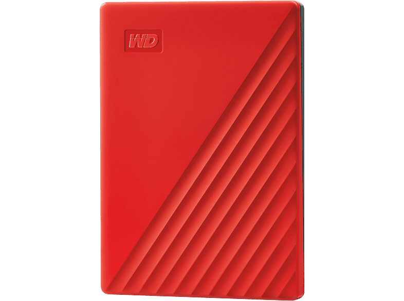 WD My Passport 2TB külső merevlemez USB 3.2 2,5" HDD, piros