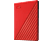 WD My Passport  2TB külső merevlemez USB 3.2 2,5" HDD, piros