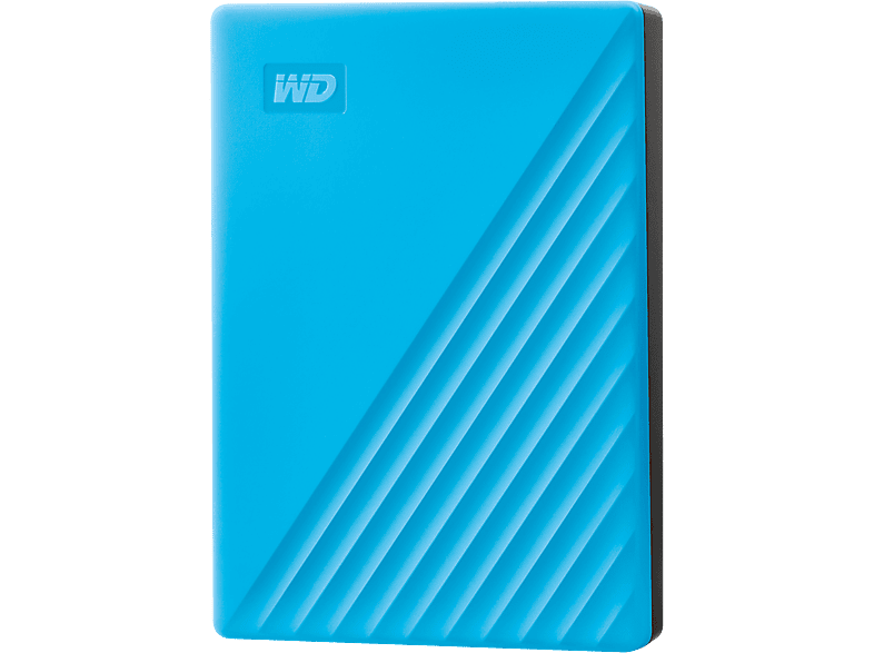 WD My Passport 4TB külső merevlemez USB 3.2 2,5" HDD, kék