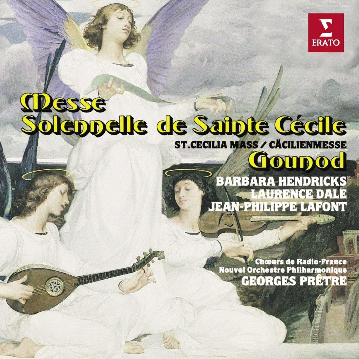 Album borító: Angyalok és zenészek, a cím: 'Messe Solennelle de Sainte Cécile'. Előadó: Gounod.