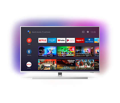 TV LED 43" - Philips 43PUS8505/12, UHD 4K, 3840 x 2160 píxeles, Smart TV, P5 PPE, 4 HDMI, 2 USB, Plata