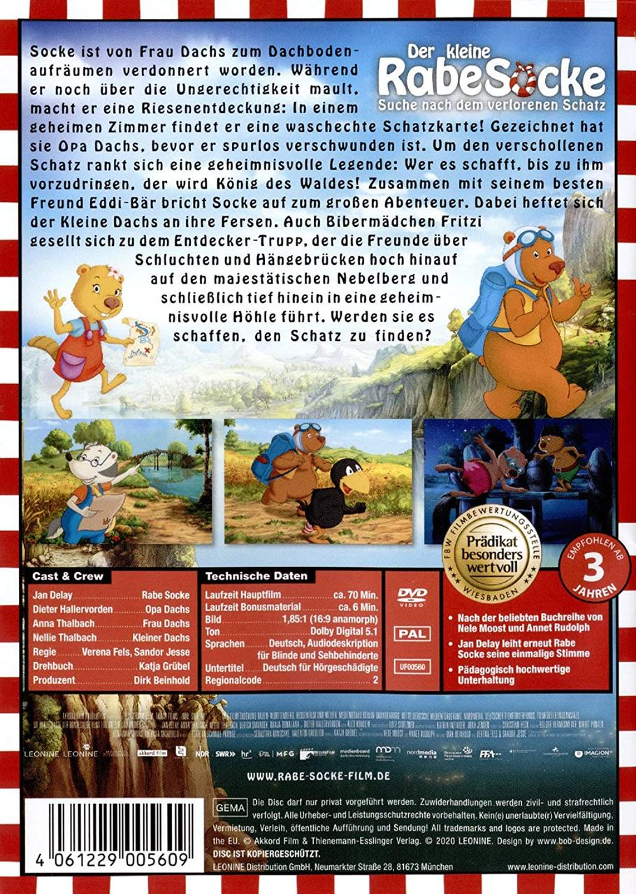 Rabe Socke 3 - Suche nach dem vorlorenen Schatz DVD