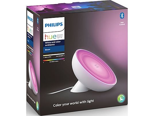 PHILIPS HUE Hue White and Color Ambiance Bloom - Tischlampe (Weiss)