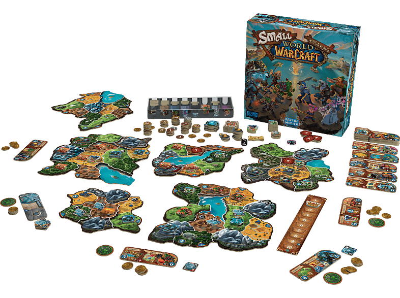 DAYS OF WONDER Small World of Warcraft Gesellschaftsspiel Mehrfarbig  Brettspiele | MediaMarkt