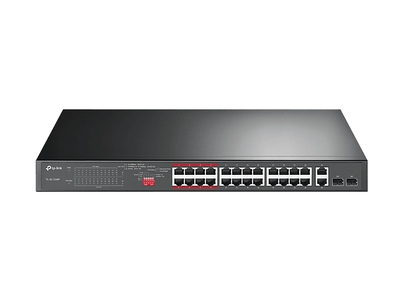 TP-LINK TL-SL1226P - Switch (Schwarz)