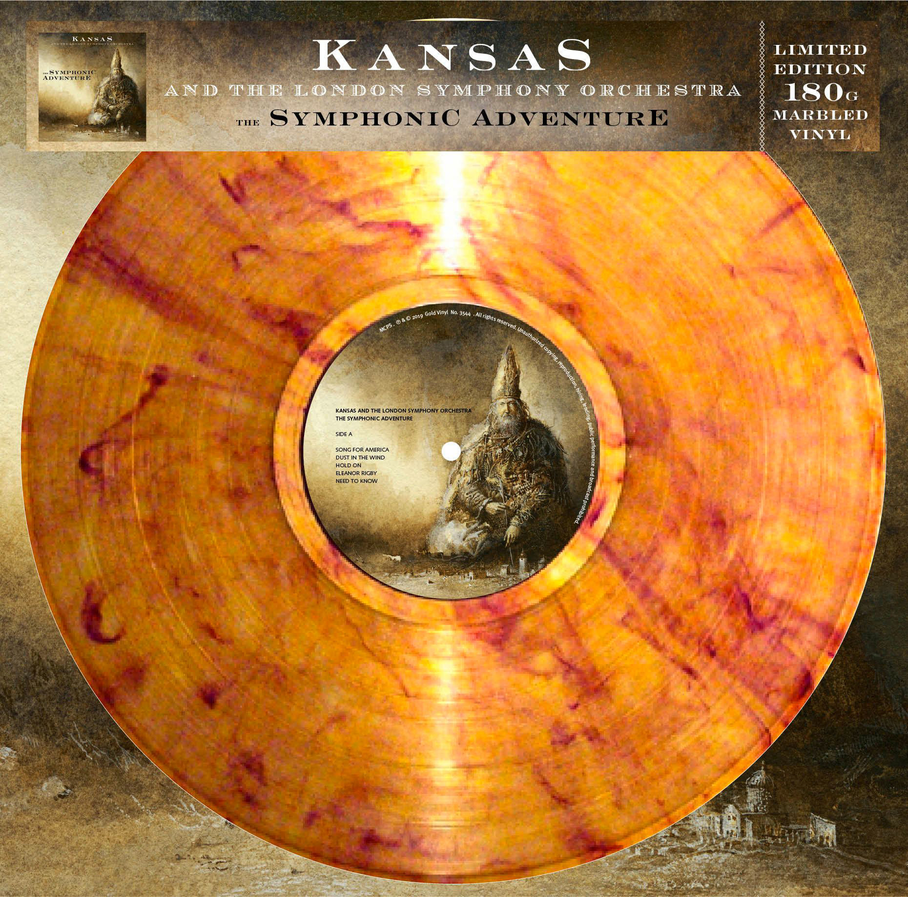 (Vinyl) Orchestra Symphonic Adventure Kansas, Edition) London Symphonic - (Limited -