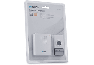 S-LINK ZL-3921 32 Farklı Melodi Uzaktan Kumanda İle Pilli Mesafe 100 m Açık Alan Kapı Zili