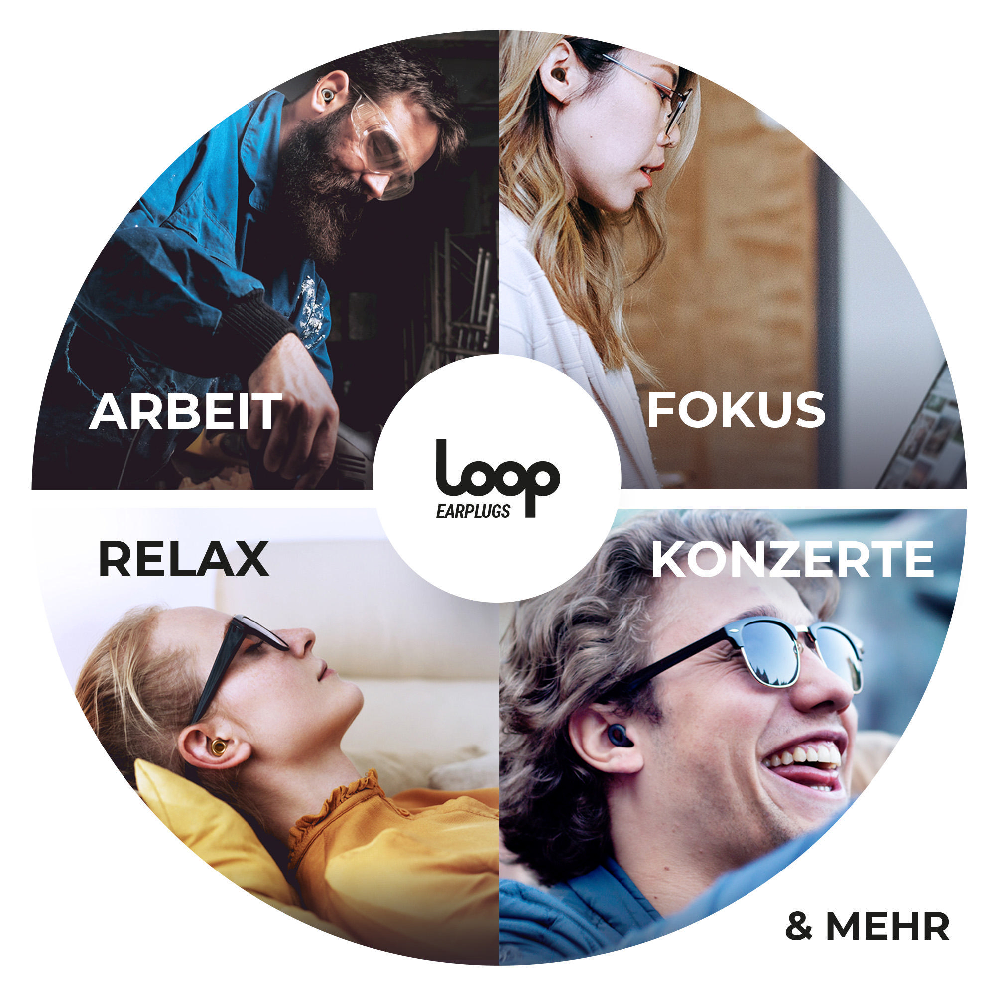 LOOP Earplugs In-Ear 20dB Filter Gehörschutz