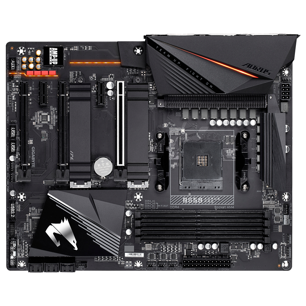 GIGABYTE B550 AORUS PRO Mainboard Schwarz