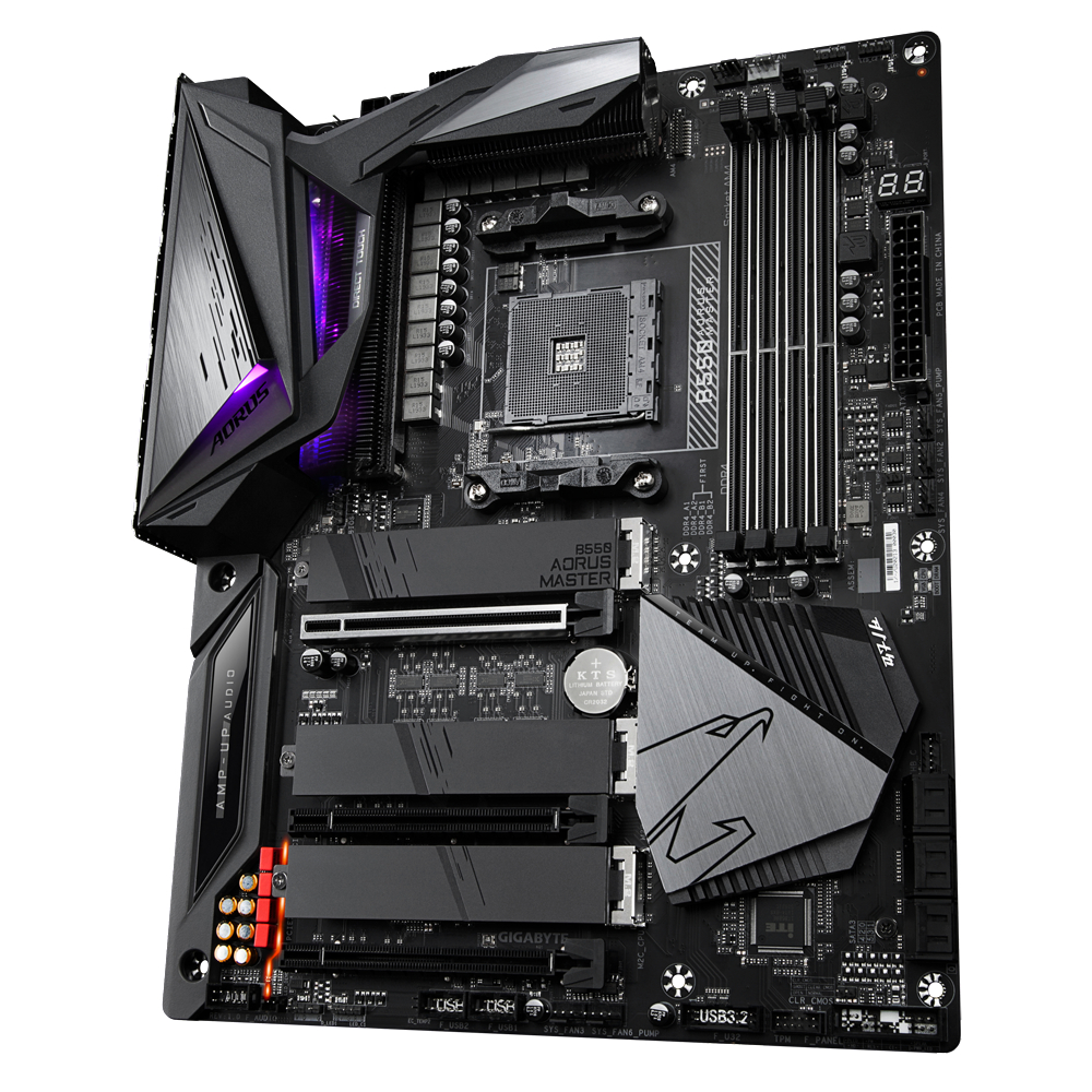 GIGABYTE B550 AORUS MASTER Mainboard Schwarz