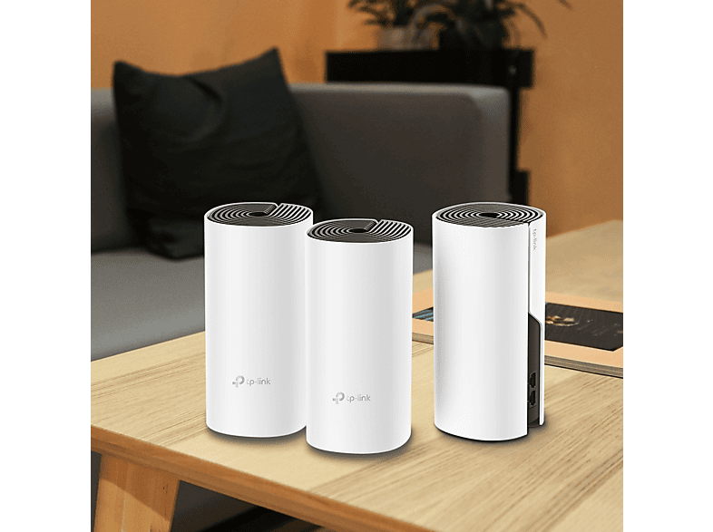 TP-LINK Deco M4(3-Pack) AC1200 Tüm Evi Kapsayan 3’lü Mesh Wi-Fi Sistemi_2