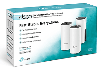 TP-LINK Deco M4(3-Pack) AC1200 Tüm Evi Kapsayan 3’lü Mesh Wi-Fi Sistemi_4