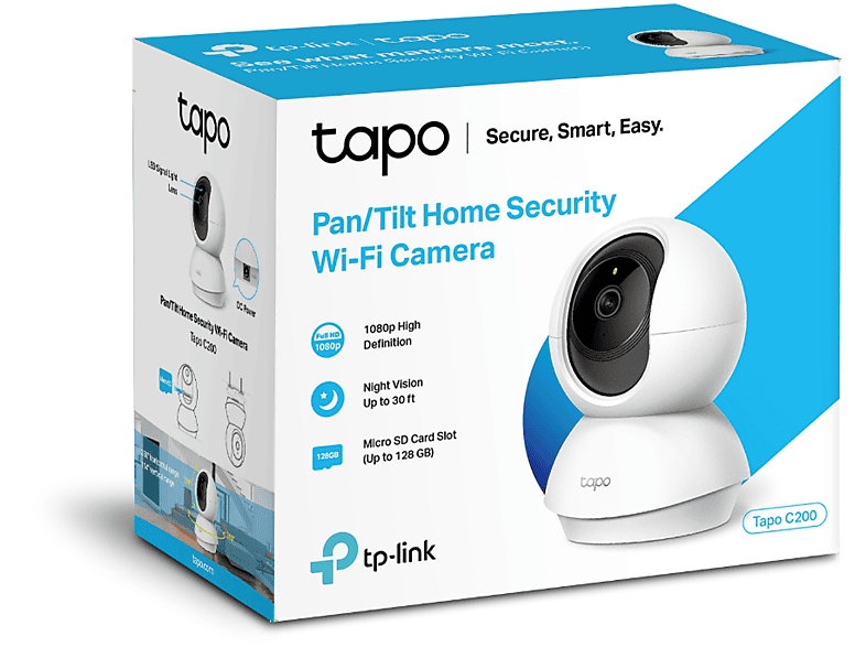 TP-LINK Tapo C200 Kablosuz Kamera Beyaz_1