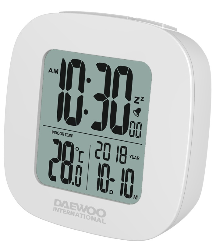 RELOJ DESPERTADOR BRAUN BNC008WH DIGITAL BLANCO