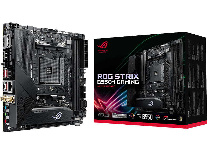 ASUS ROG STRIX B550-I GAMING (90MB14L0-M0EAY0) Schwarz Mainboard