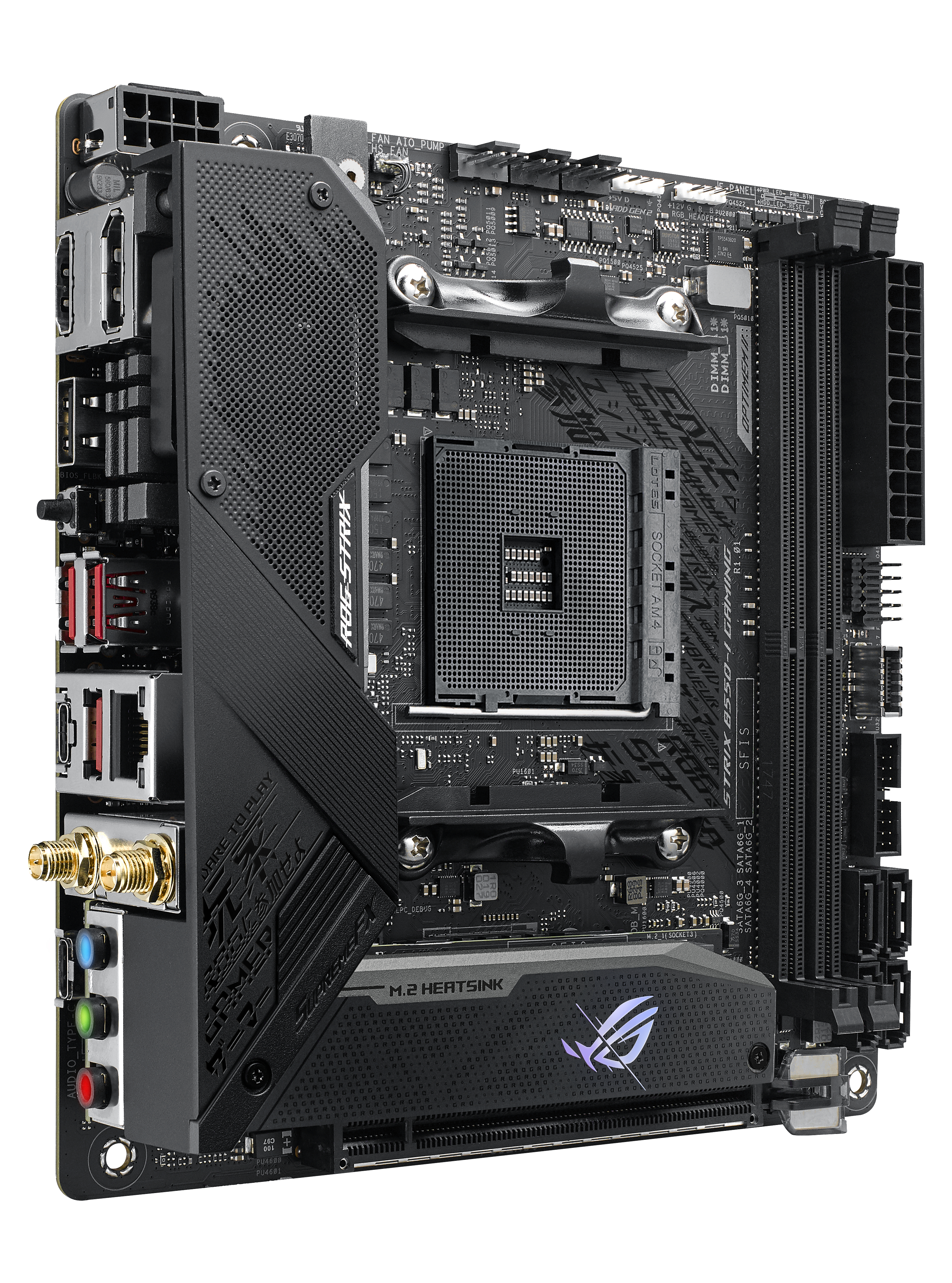 ASUS ROG STRIX B550-I GAMING (90MB14L0-M0EAY0) Mainboard Schwarz