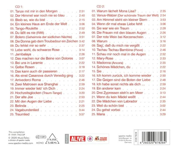 Rückseite einer CD mit einer Frau in einem Spiegel, dunkler Hintergrund.