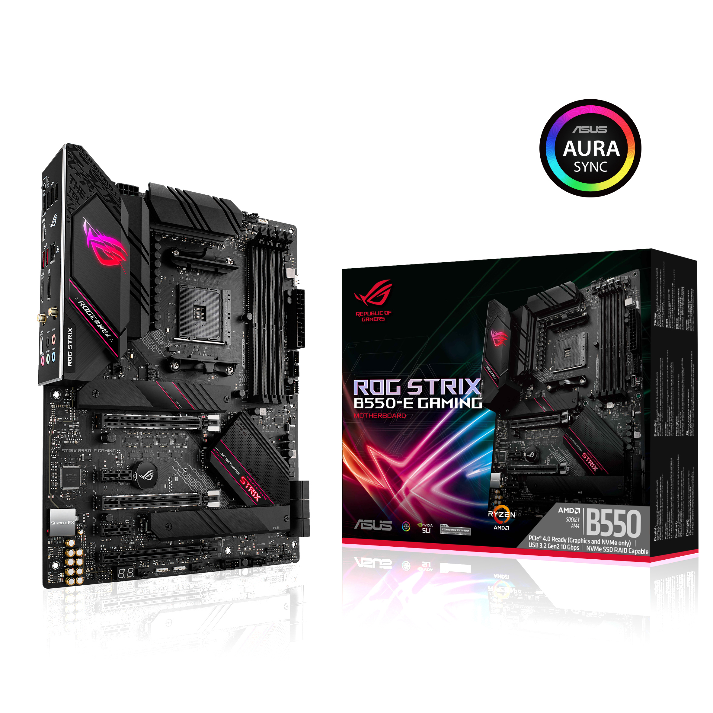 ASUS ROG STRIX B550-E GAMING (90MB1470-M0EAY0) Mainboard Schwarz