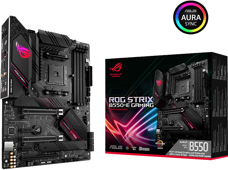 Asus Rog Strix B550 E Gaming 90mb1470 M0eay0 Mainboard Schwarz Mainboard In Schwarz Kaufen Saturn