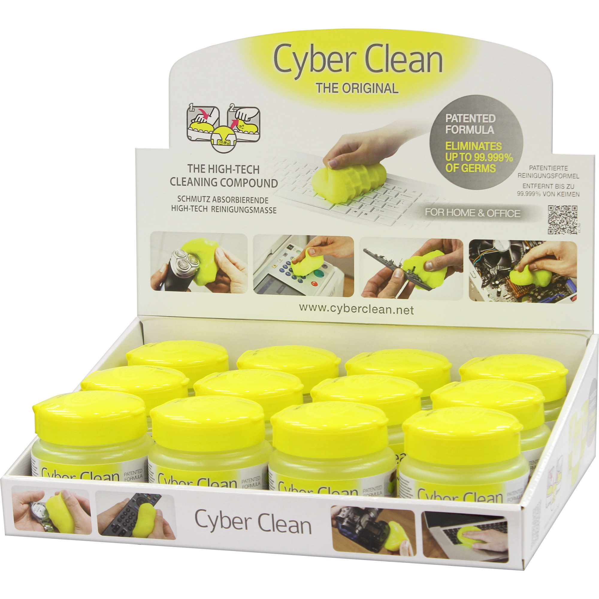 CYBERCLEAN Office Reinigungsmasse Gelb