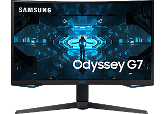 SAMSUNG Odyssey G7 (C32G74TQSR) 32 Zoll WQHD Gaming Monitor (1 ms Reaktionszeit, 240 Hz)