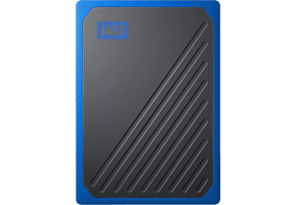 WESTERN DIGITAL My Passport Go (2019) - Festplatte (SSD, 2 TB, Blau/Schwarz)