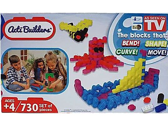 BEST DIRECT Acti Builders 730 - Jeux de Briques (Multicolore)