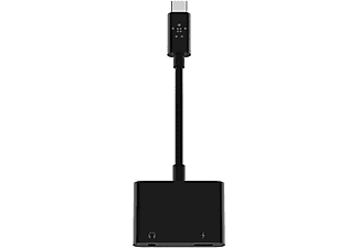 BELKIN USB-C- + Audio-adapter Zwart