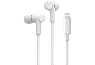 BELKIN ROCKSTAR Headphones met Lightning-connector Wit