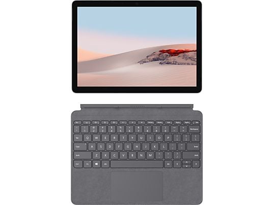 MICROSOFT Surface Go Type Cover - Clavier (Gris)
