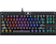 REDRAGON Outlet K568 Dark Avenger RGB 87 gombos mechanikus gamer billentyűzet, barna kapcsolóval, HU