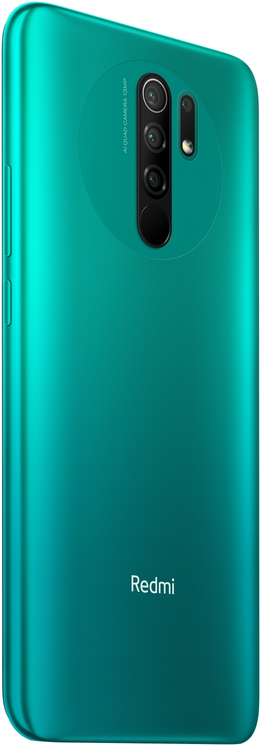 Móvil - Xiaomi Redmi 9, Verde, 64 GB, 4 GB, 6.53" Full HD+, MediaTek Helio G80, Quad Cam, 5020 mAh, Android