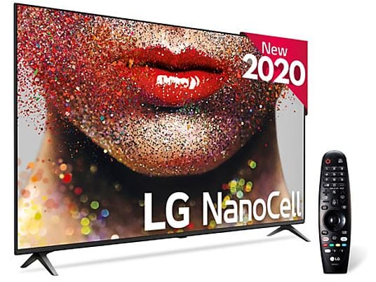 TV LED 65" - LG 65SM8050PLC, UHD 4K, 3840x2160 píxeles, Quad Core, 4 x HDMI, 2 x USB, Smart TV, A+, Negro