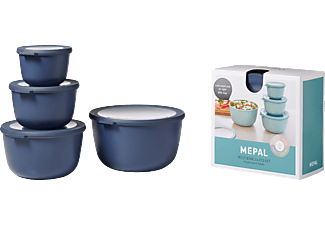 MEPAL 106233016800 Ciqula hoch Multischüssel-Set 4-teilig Dunkelblau