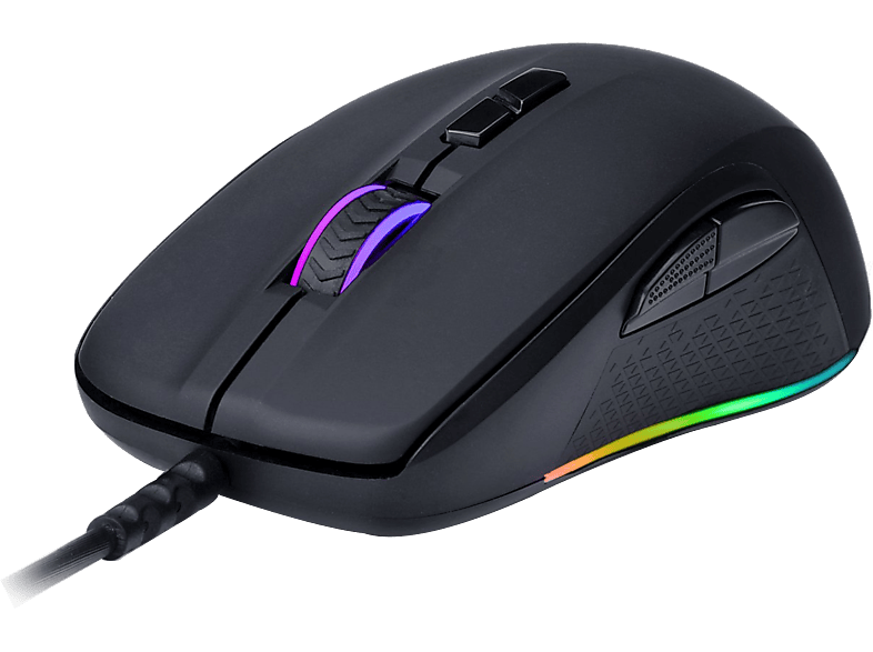 REDRAGON M718 Stormrage RGB gamer egér, 5 000 dpi, 7 programozható gomb