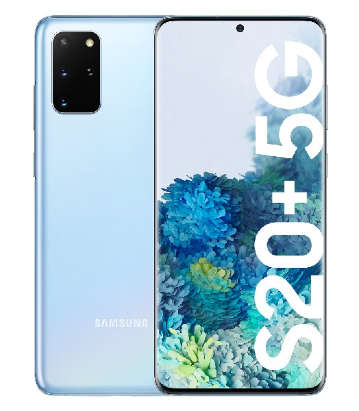 Móvil - Samsung Galaxy S20+ 5G, Azul, 128 GB, 12 GB RAM, 6.7" AMOLED 120Hz, Exynos 990, 4500 mAh, Android