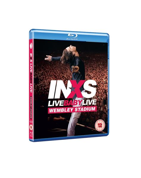 Blu-ray disc box van INXS Live Baby Live Wembley Stadium concert.
