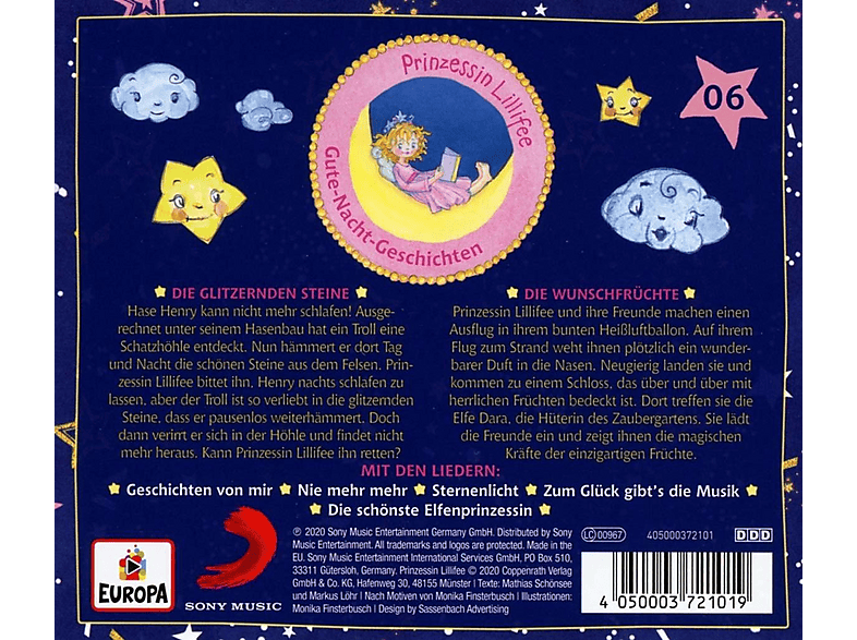 Prinzessin Lillifee - Lilifee: Gute-Nacht-Geschichten (11+12) (CD)
