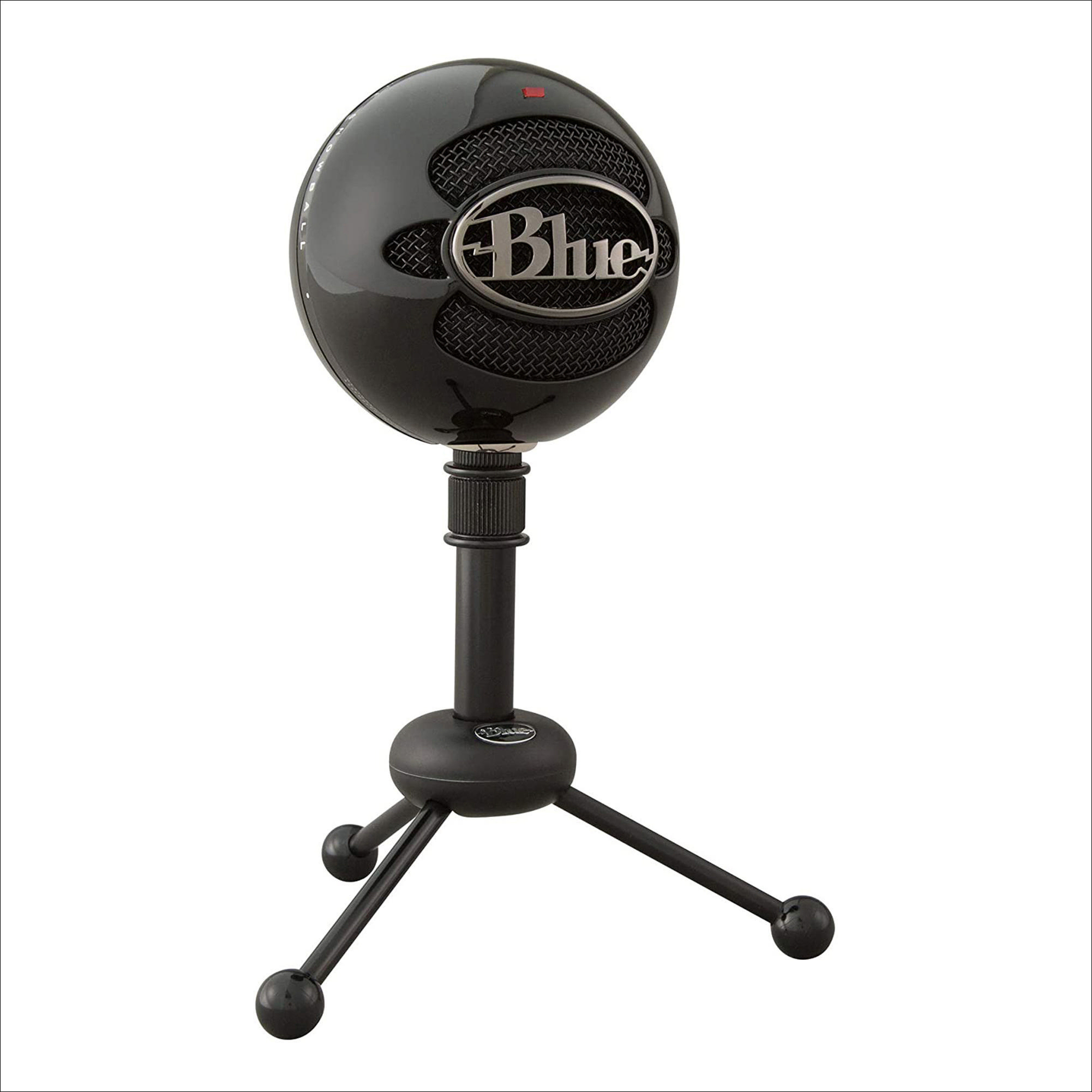 MICROPHONES BLUE USB Mikrofon, Textured Schwarz Snowball -