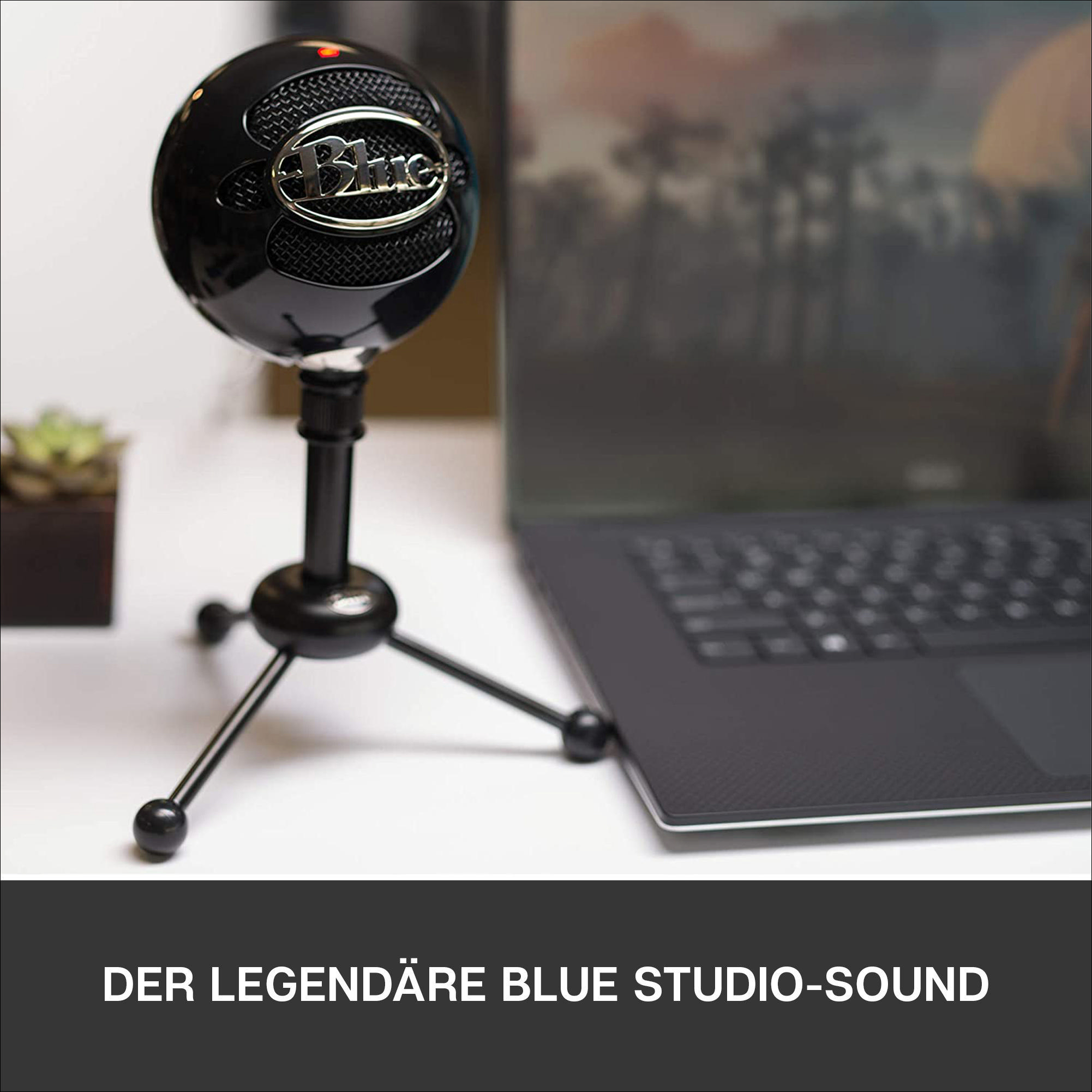 BLUE MICROPHONES Snowball - Textured Schwarz USB Mikrofon