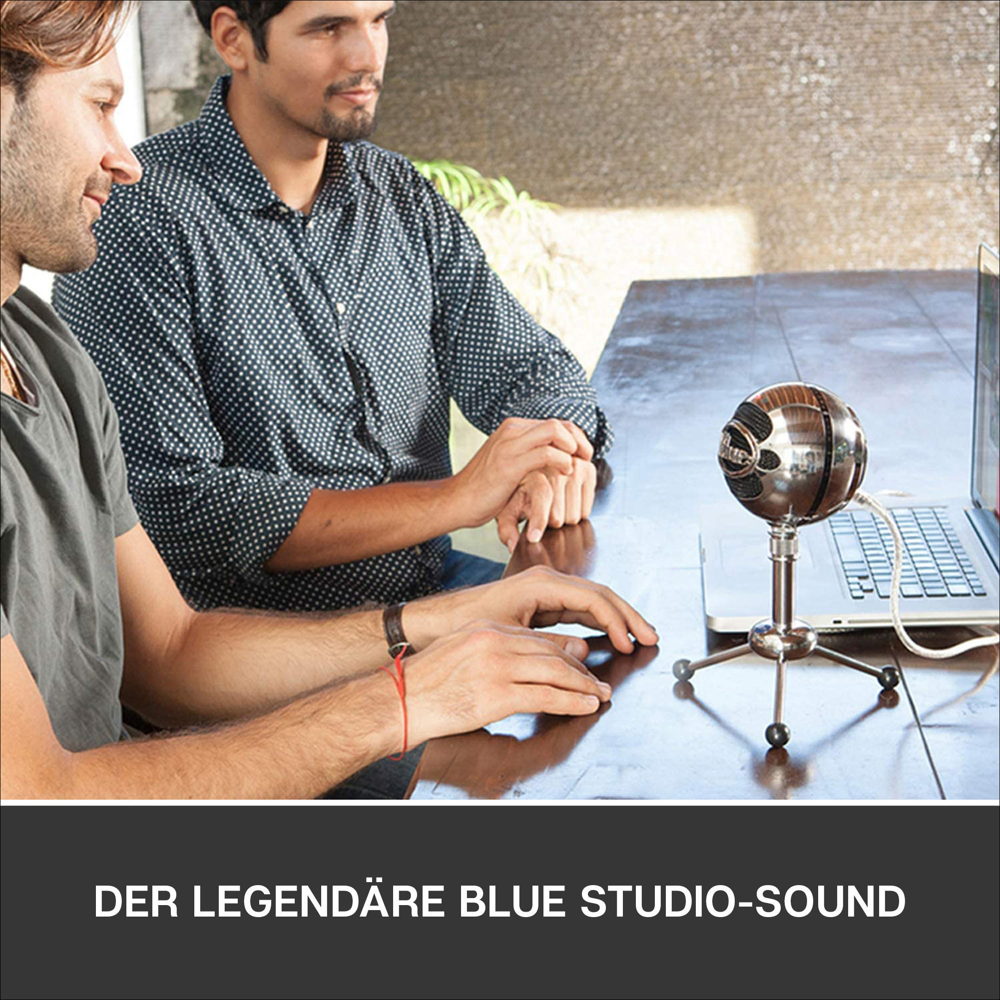 BLUE MICROPHONES 1936 Snowball Mikrofon, Alufarben