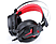 REDRAGON H112 Memecoleous gamer headset, fekete/piros