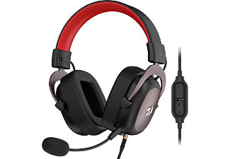 REDRAGON H510 Zeus 7.1-es gamer headset, USB és 3,5 mm jack csatlakozó