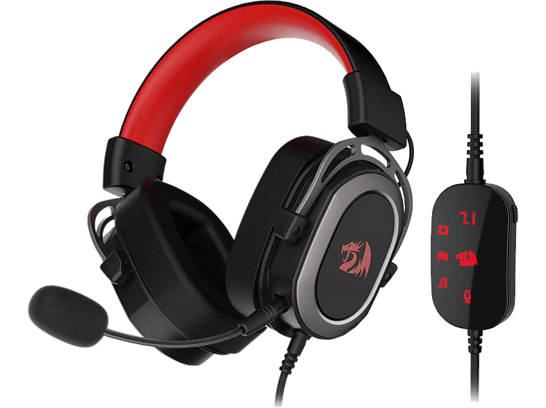 REDRAGON H710 Helios 7.1-es gamer headset, USB csatlakozó