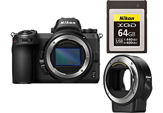 NIKON Z6 Digitális fényképezőgép + FTZ adapter  + 64GB XQD memória kártya kit (VOA020K008)