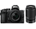 NIKON Z50 Digitális fényképezőgép + 16-50mm f/3.5-6.3 + 50-250mm f/4.5-6.3 + Prémium bőr táska (VOA050K009)